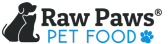 Logo for Raw Paws Pet Food
