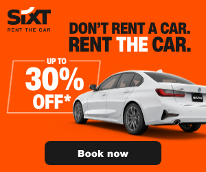 Logo for Sixt Car Rental